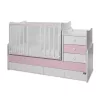 Lorelli Maxi Plus kombi ágy 70x160 - Orchid & Orchid Pink ÚJ