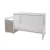 Lorelli Trend PLUS kombi ágy 70x165 - White & Amber ÚJ