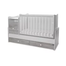 Lorelli Trend PLUS kombi ágy 70x165 - White & Artwood ÚJ