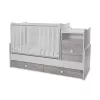 Lorelli Trend PLUS kombi ágy 70x165 - White & Artwood ÚJ