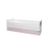 Lorelli Trend PLUS kombi ágy 70x165 - White & Orchid Pink ÚJ