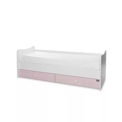 Lorelli Trend PLUS kombi ágy 70x165 - White & Orchid Pink ÚJ