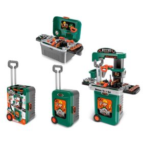 Chipolino 3az1ben szerelő állomás játék doboz, táska és asztal   Chipolino 3az1ben szerelő állomás játék doboz, táska és asztal