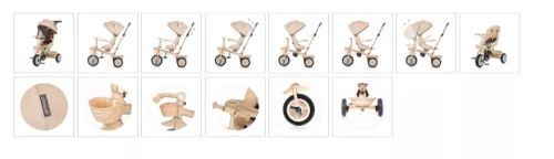 Chipolino Marathon tricikli kupolával - Macadamia