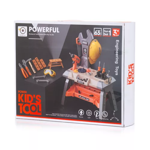 Chipolino szerelő asztal játék szett 63dbos