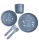 Nuvita 5 részes étkészlet - Powder Blue - 8465