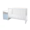 Lorelli Trend PLUS kombi ágy 70x165 - White Baby Blue