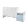 Lorelli Trend PLUS kombi ágy 70x165 - White Baby Blue