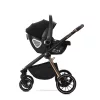 Lorelli Bianca 3az1-ben újszülött babakocsi Lorelli Aria Luxe hordozóval - Black (2 doboz)