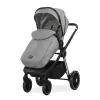 Lorelli Bianca 3az1-ben újszülött babakocsi Lorelli Aria Luxe hordozóval - Grey (2 doboz)
