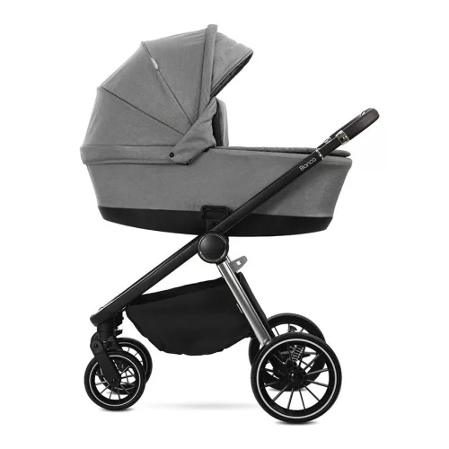 Lorelli Bianca 3az1-ben újszülött babakocsi Lorelli Aria Luxe hordozóval - Grey (2 doboz)