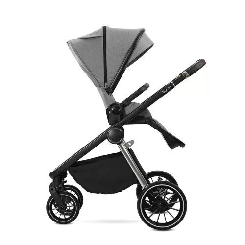 Lorelli Bianca 3az1-ben újszülött babakocsi Lorelli Aria Luxe hordozóval - Grey (2 doboz)