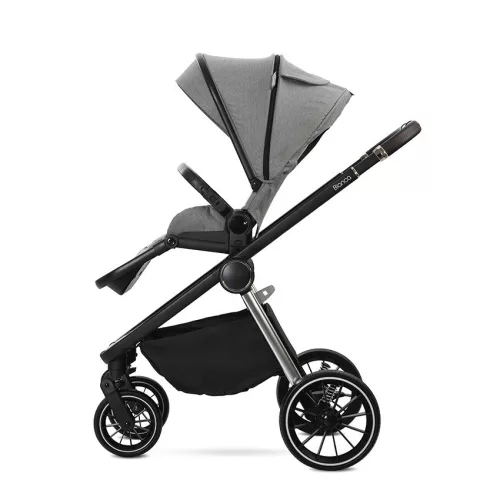 Lorelli Bianca 3az1-ben újszülött babakocsi Lorelli Aria Luxe hordozóval - Grey (2 doboz)