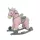 Chipolino hintaszék kerekekkel - pink ló