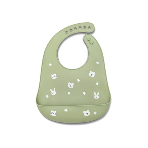 Lorelli Szilikon előke - fresh green