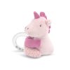 Lorelli Toys Plüss gyűrűs játék - Pink Unikornis