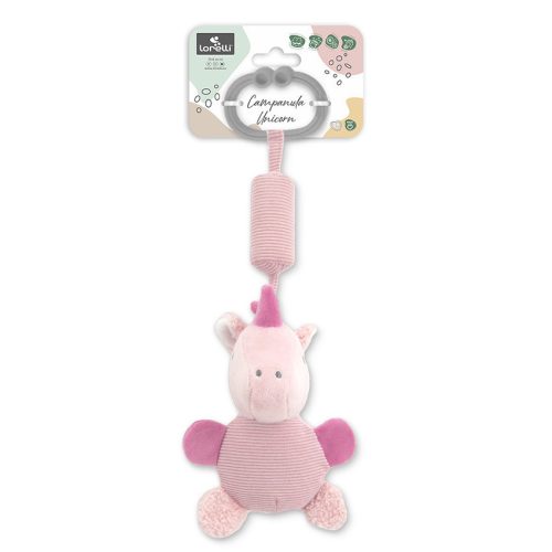 Lorelli Toys Campanula plüss babakocsi játék - Pink Unikornis