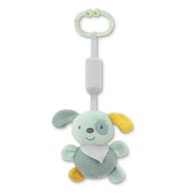 Lorelli Toys Campanula plüss babakocsi játék - Zöld Kutya   Lorelli Toys Campanula plüss babakocsi játék - Zöld Kutya