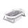 Chipolino Isla összecsukható kád hálós babatartóval 81 cm - Grey