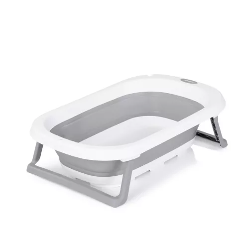 Chipolino Isla összecsukható kád hálós babatartóval 81 cm - Grey