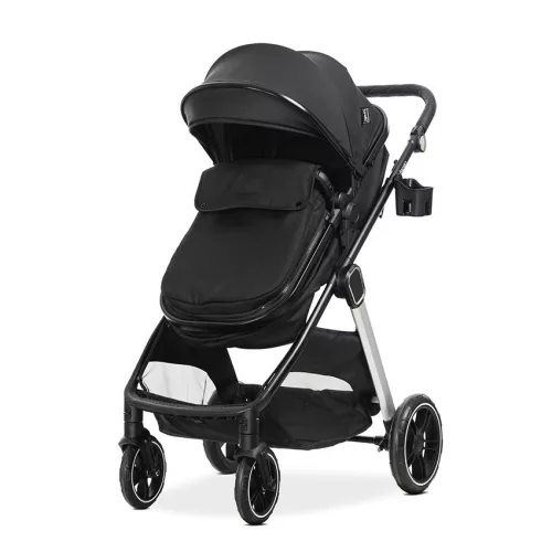 Lorelli Aspen babakocsi mózessé alakítható sport résszel - Black