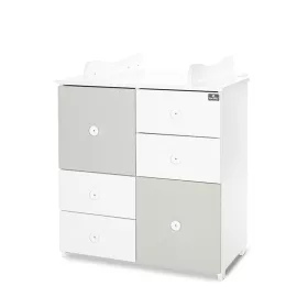   Lorelli Cupboard pelenkázó komód - White & Milky Green ÚJ