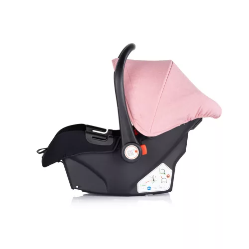 Chipolino Ultera 2 az 1-ben babakocsi + hordozó - Pink Marshmallow