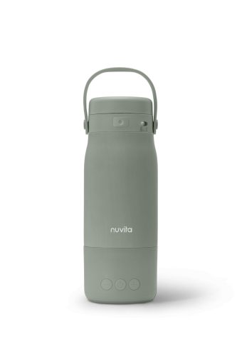 Nuvita Hot'n'go hordozható cumisüveg-melegítő - Sage green - 1190