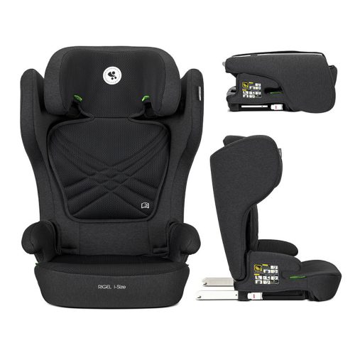 Lorelli Rigel 100-150 cm összecsukható isofix gyerekülés - Black