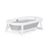 Chipolino Bubble Spa összecsukható kád vízhőmérővel, vödörrel és öblítőpohárral 83 cm - light grey