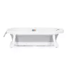 Chipolino Bubble Spa összecsukható kád vízhőmérővel, vödörrel és öblítőpohárral 83 cm - light grey