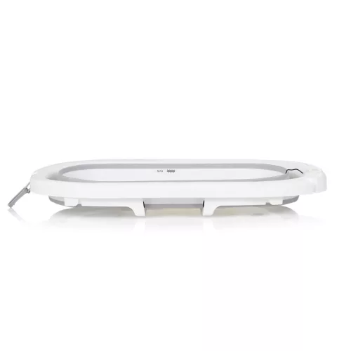 Chipolino Bubble Spa összecsukható kád vízhőmérővel, vödörrel és öblítőpohárral 83 cm - light grey