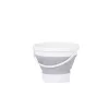 Chipolino Bubble Spa összecsukható kád vízhőmérővel, vödörrel és öblítőpohárral 83 cm - light grey