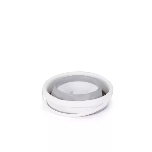 Chipolino Bubble Spa összecsukható kád vízhőmérővel, vödörrel és öblítőpohárral 83 cm - light grey