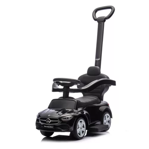 Chipolino Mercedes Benz C-Class bébitaxi tolókarral - black