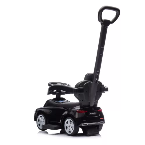 Chipolino Mercedes Benz C-Class bébitaxi tolókarral - black