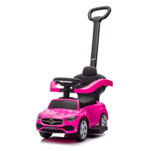 Chipolino Mercedes Benz C-Class bébitaxi tolókarral - pink