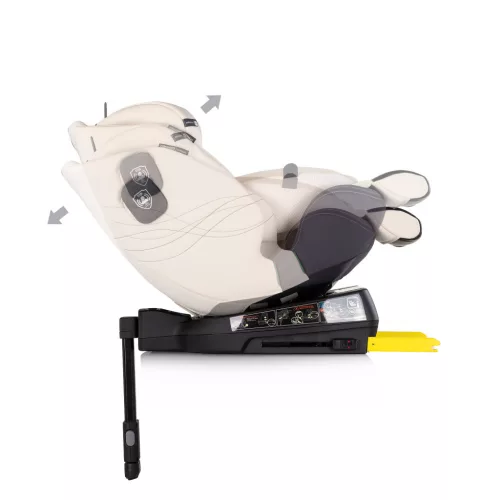 Chipolino Premium 360 autósülés I-Size 40-150cm - biscotta