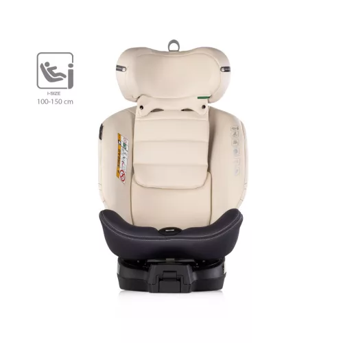 Chipolino Premium 360 autósülés I-Size 40-150cm - biscotta