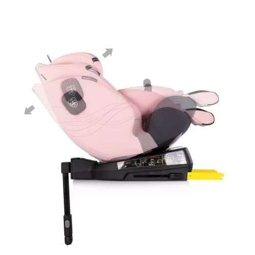 Chipolino Premium 360 autósülés I-Size 40-150cm - pink marshmallow
