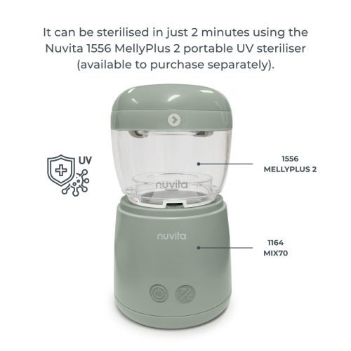 Nuvita Univerzális hordozható cumisüveg-melegítő Mix70 melegítő és keverő funkcióval - 1164
