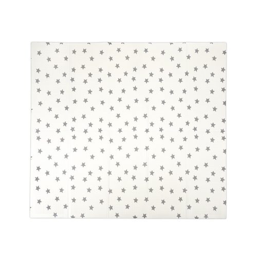 Lorelli Összehajtható 2 oldalas thermo játszószőnyeg 180x200cm - Grey Waves & stars