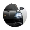 Chipolino Porsche Cayenne elektromos autó bőr üléssel - black