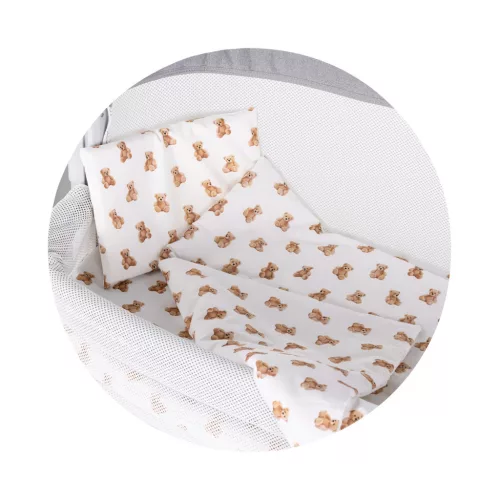 Chipolino ágynemű babaöbölhöz - Beige bear