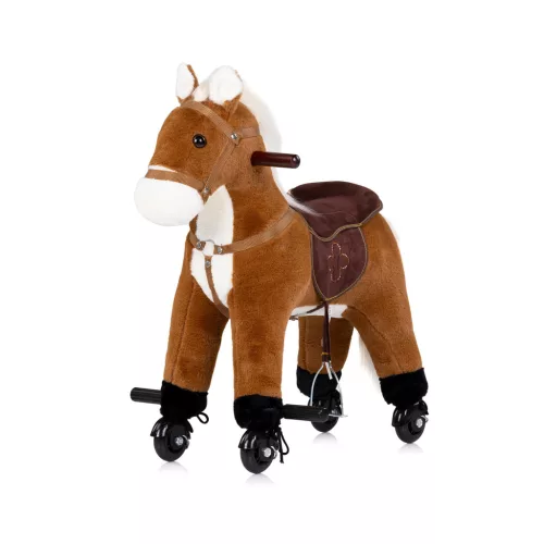 Chipolino lovacska hanggal és kerékkel - brown