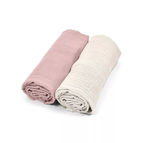 Albero Mio muszlin pelenka, 2 darabos csomag - CC1 Pink