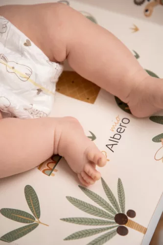 Albero Mio puha pelenkázó lap peremes 70 cm - CP4 Tropic fun