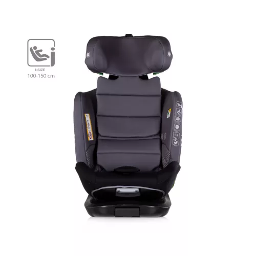 Chipolino Clima Air I-Size autósülés 40-150cm - anthracite