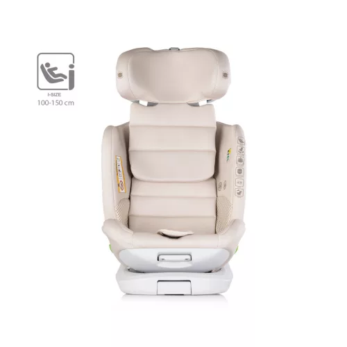Chipolino Clima Air I-Size autósülés 40-150cm - biscotta