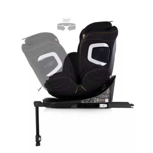 Chipolino Clima Air I-Size autósülés 40-150cm - blackberry